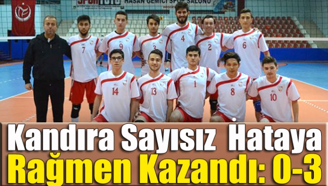 Kandıra sayısız hataya rağmen kazandı: 0-3