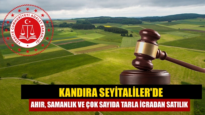 Kandıra Seyitalilerde ahır, samanlık ve çok sayıda tarla icradan satılık