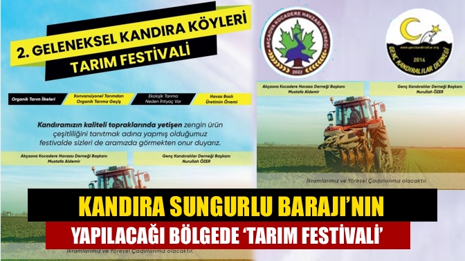 Kandıra Sungurlu Barajı’nın yapılacağı bölgede ‘Tarım Festivali’