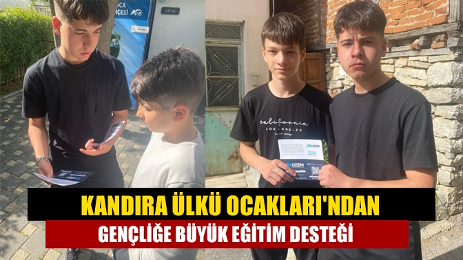 Kandıra Ülkü Ocakları'ndan Gençliğe Büyük Eğitim Desteği