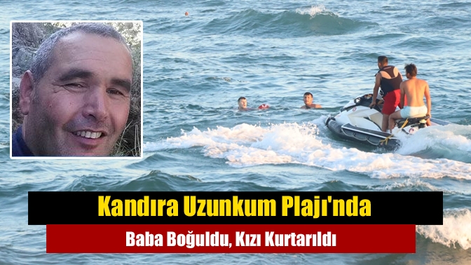 Kandıra Uzunkum Plajında Baba Boğuldu, Kızı Kurtarıldı