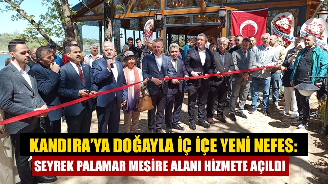 Kandıra’ya Doğayla İç İçe Yeni Nefes: Seyrek Palamar Mesire Alanı Hizmete Açıldı