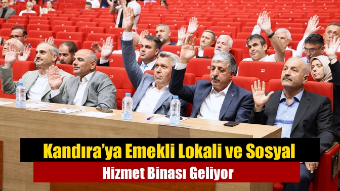 Kandıra’ya Emekli Lokali ve Sosyal Hizmet Binası Geliyor