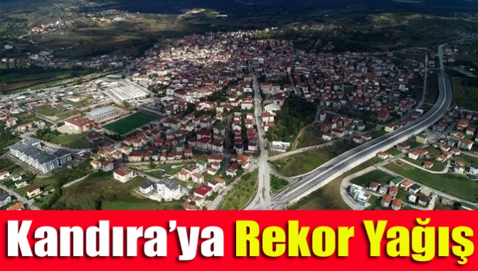 Kandıra’ya rekor yağış