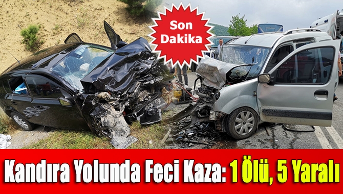 Kandıra Yolunda Feci Kaza: 1 Ölü, 5 Yaralı