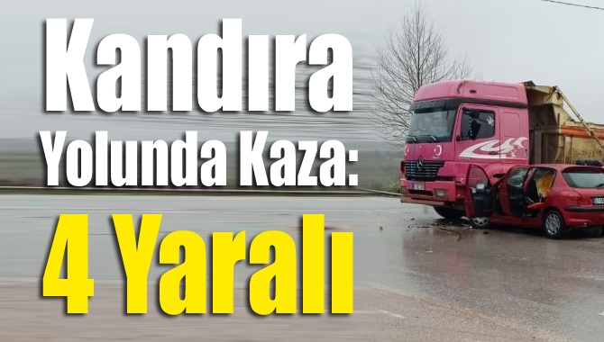 Kandıra yolunda kaza: 4 yaralı