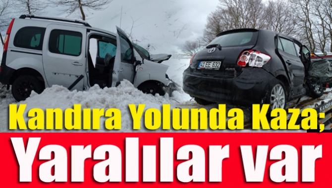 Kandıra yolunda kaza;4 yaralı