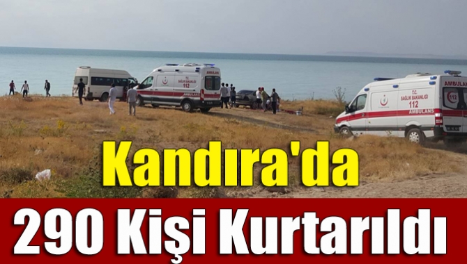 Kandıra'da 290 Kişi Kurtarıldı