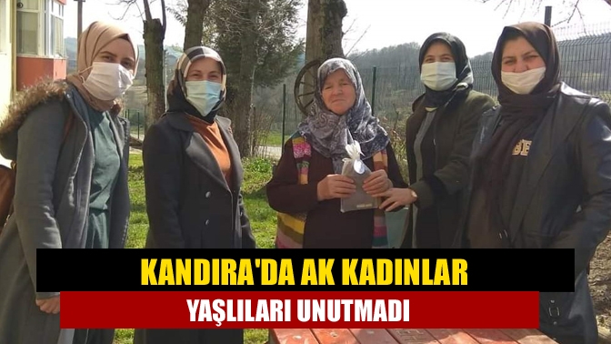 AK Kadınlar yaşlıları unutmadı