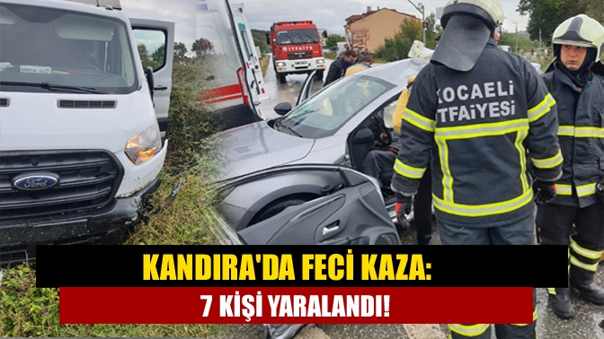 Kandırada Feci Kaza: 7 Kişi Yaralandı!