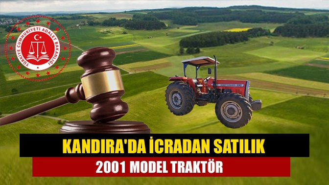 Kandırada İcradan satılık 2001 model traktör