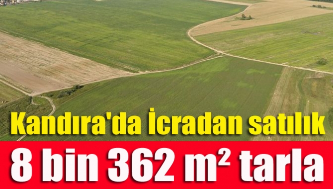 Kandıra'da İcradan satılık 8 bin 362 m² tarla