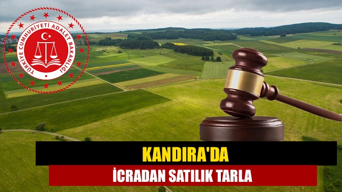 Kandırada icradan satılık tarla