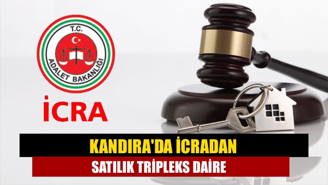 Kandırada icradan satılık tripleks daire