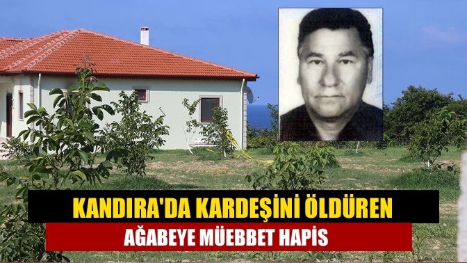 Kandırada Kardeşini öldüren ağabeye müebbet hapis