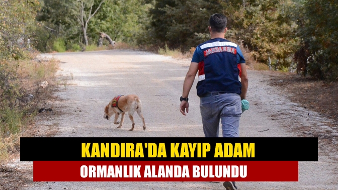 Kandırada kayıp adam ormanlık alanda bulundu