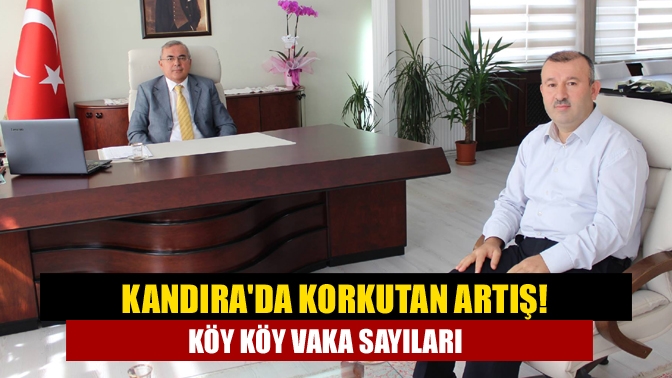 Kandırada Korkutan Artış! Köy Köy Vaka Sayıları