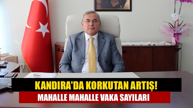 Kandırada Korkutan Artış! Mahalle Mahalle Vaka Sayıları