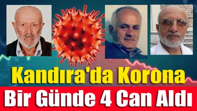 Kandıra'da korona bir günde 4 can aldı