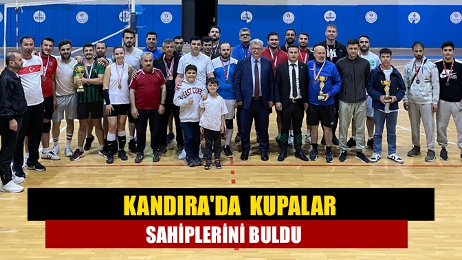 Kandırada kupalar sahiplerini buldu