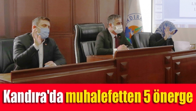 Kandıra'da muhalefetten 5 önerge