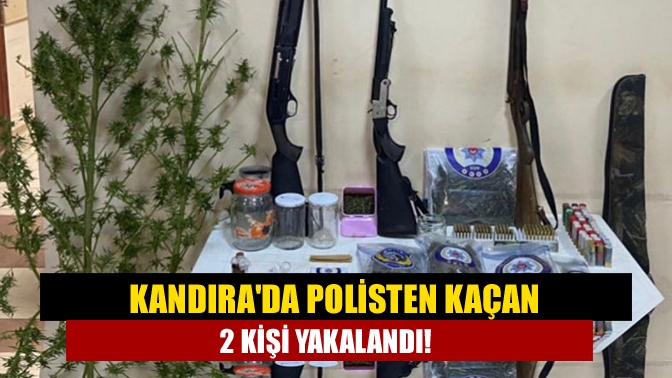 Kandırada Polisten kaçan 2 kişi yakalandı!