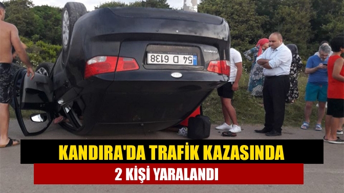 Kandırada trafik kazasında 2 kişi yaralandı