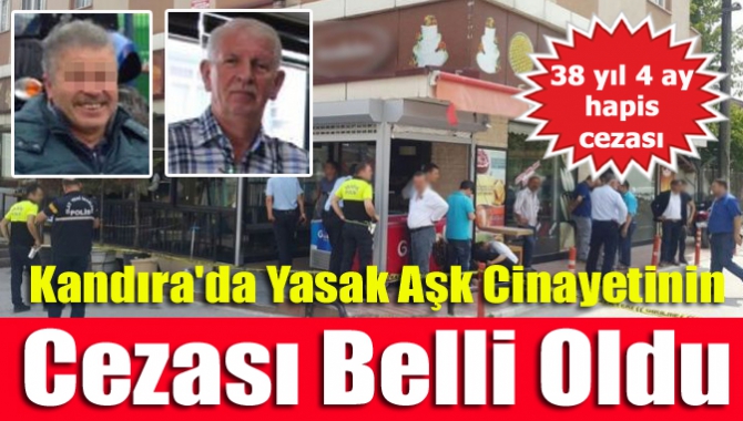 Kandıra'da yasak aşk cinayetinin cezası belli oldu