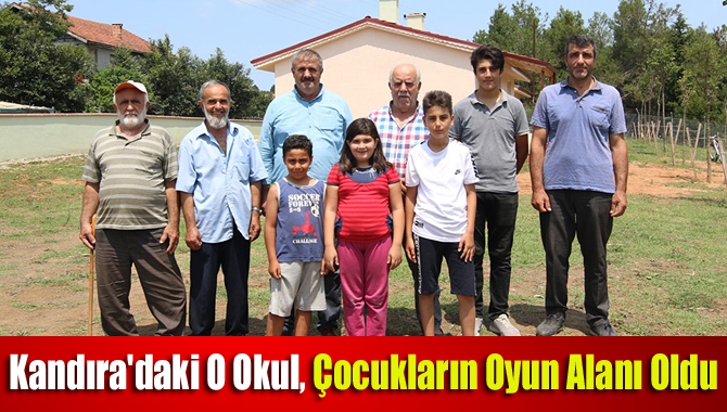 Kandıra'daki O Okul, Çocukların Oyun Alanı Oldu