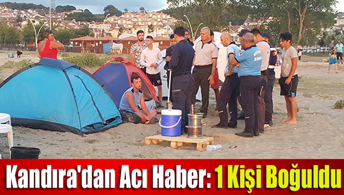 Kandıra'dan acı haber: 1 kişi boğuldu