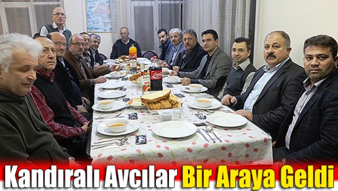 Kandıralı avcılar bir araya geldi