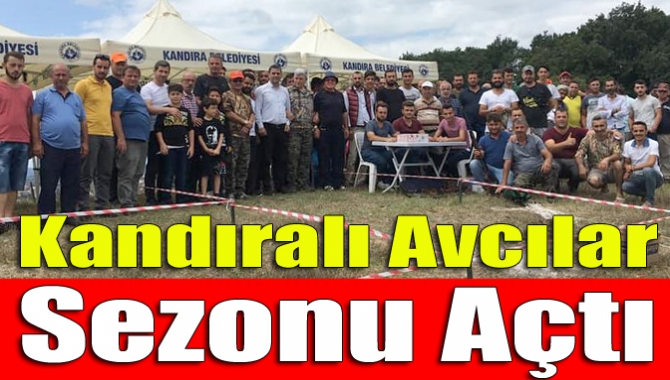 Kandıralı avcılar sezonu açtı