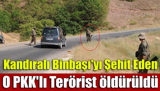 Kandıralı Binbaşı'yı Şehit Eden PKK'lı Terörist öldürüldü