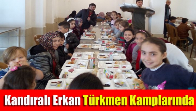 Kandıralı Erkan Türkmen kamplarında