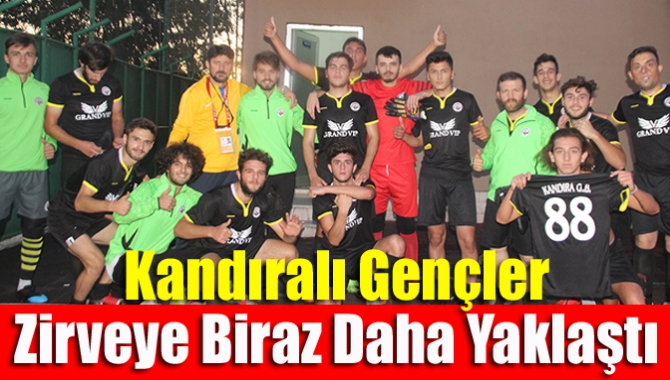 Kandıralı Gençler zirveye biraz daha yaklaştı