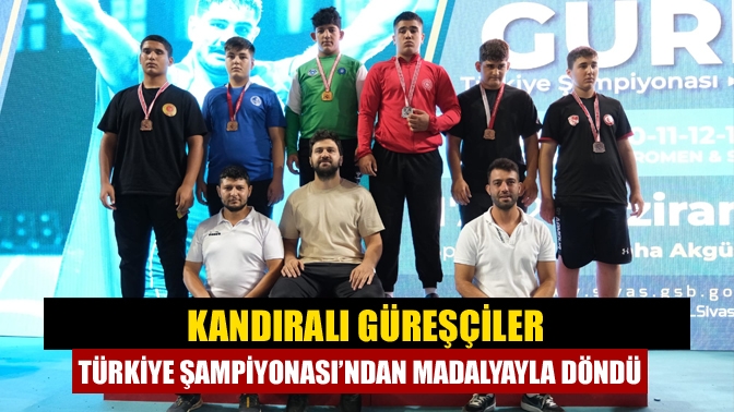 Kandıralı Güreşçiler Türkiye Şampiyonası’ndan Madalyayla Döndü