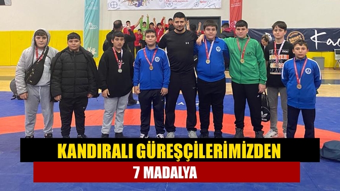 Kandıralı Güreşçilerimizden 7 Madalya