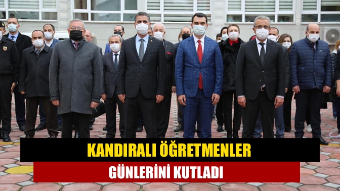 Kandıralı öğretmenler günlerini kutladı