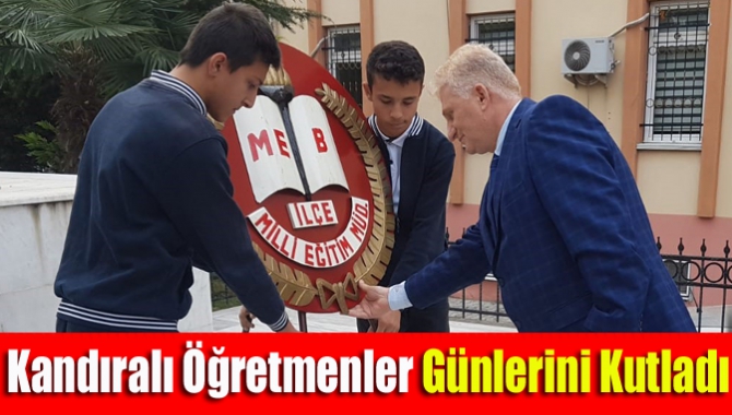 Kandıralı öğretmenler günlerini kutladı