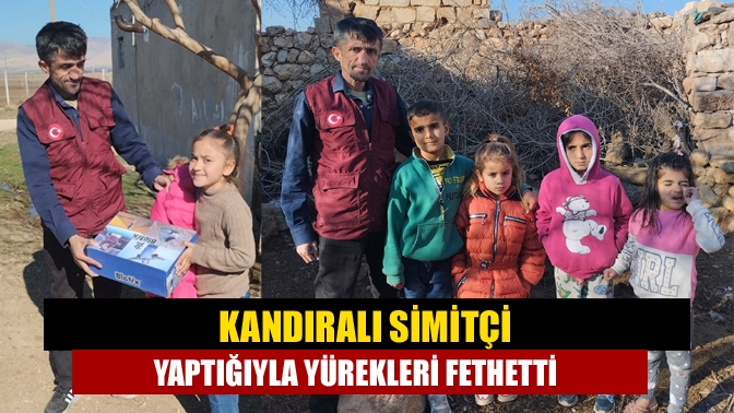 Kandıralı simitçi yaptığıyla yürekleri fethetti