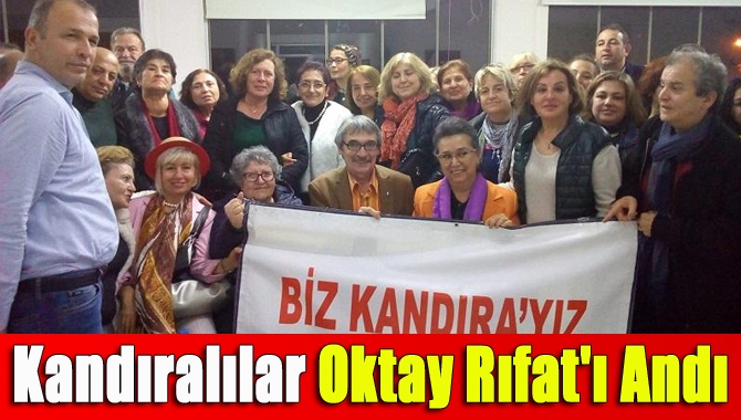 Kandıralılar Oktay Rıfat'ı andı