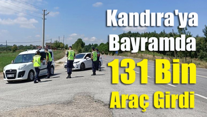 Kandıra'ya bayramda 131 bin araç girdi