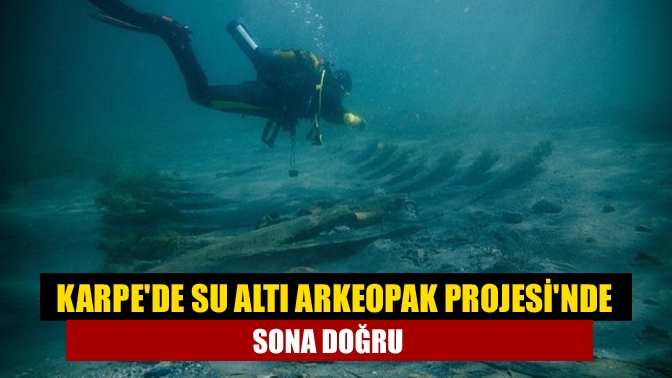 Karpe'de Su Altı Arkeopak Projesi'nde sona doğru