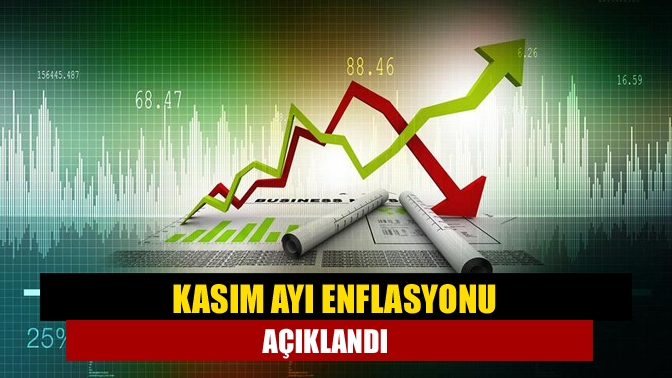 Kasım ayı enflasyonu açıklandı