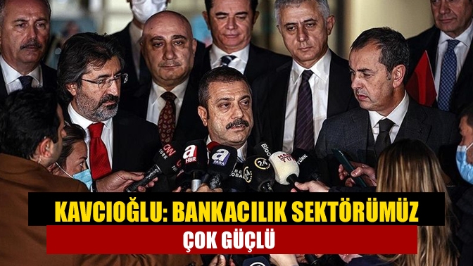 Kavcıoğlu: Bankacılık sektörümüz çok güçlü