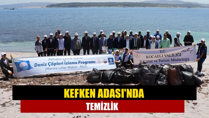 Kefken Adasında temizlik