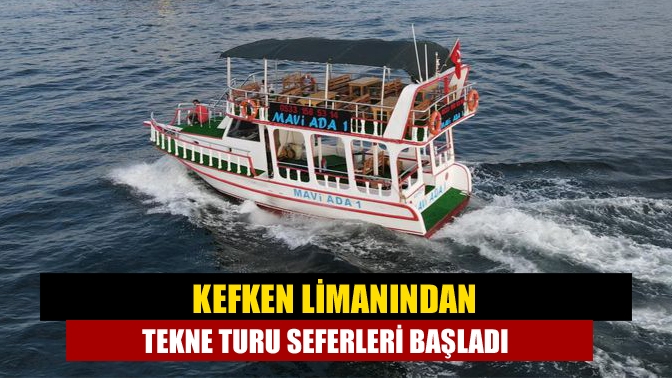 Kefken Limanından tekne turu seferleri başladı