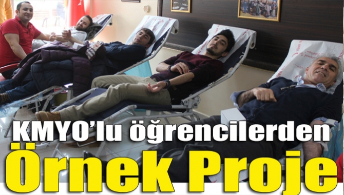 KMYO’lu öğrencilerden örnek proje