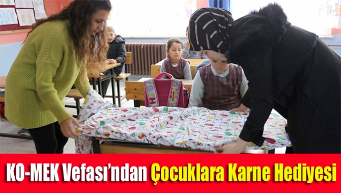 KO-MEK Vefası’ndan çocuklara karne hediyesi