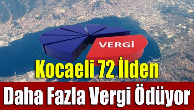 Kocaeli 72 ilden daha fazla vergi ödüyor